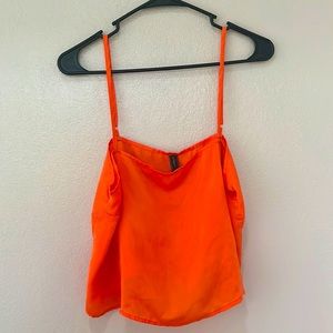 Orange Large Crop Top